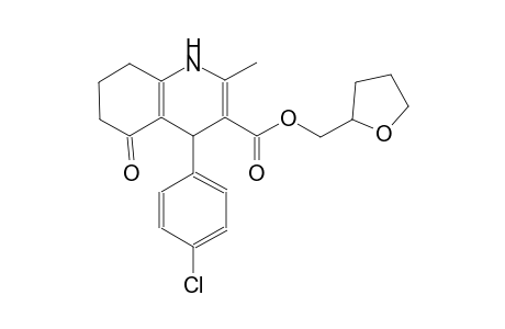 3-quinolinecarboxylic acid, 4-(4-chlorophenyl)-1,4,5,6,7,8-hexahydro-2-methyl-5-oxo-, (tetrahydro-2-furanyl)methyl ester