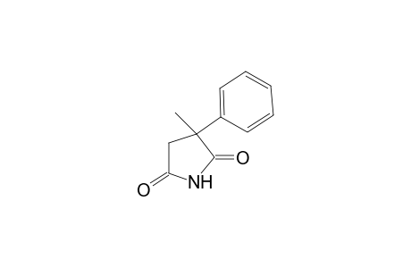 .alpha.-Methyl-.alpha.-phenylsuccinimide