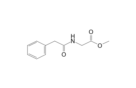 Glycine, N-(phenylacetyl)-, methyl ester