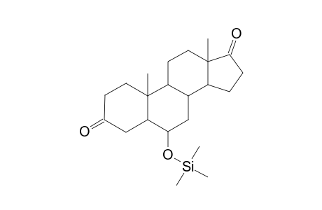 5.alpha.-Androstan-6.alpha.-ol-3,17-dione(6.alpha.-trimethylsilyl ether)