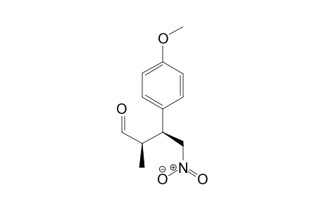 (2R,3S)-2-Methyl-4-nitro-3-(4-methoxyphenyl)butyraldehyde