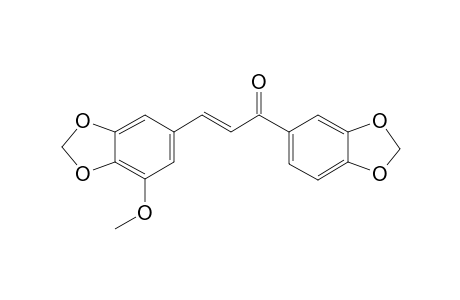 1-(2H-1,3-Benzodioxol-5-yl)-3-(7-methoxy-2H-1,3-benzodioxol-5-yl)prop-2-en-1-one