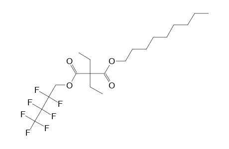 Diethylmalonic acid, 2,2,3,3,4,4,4-heptafluorobutyl nonyl ester