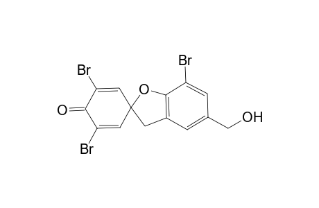 Spiro[benzofuran-2(3H),1'-[2,5]cyclohexadien]-4'-one, 3',5',7-tribromo-5-(hydroxymethyl)-