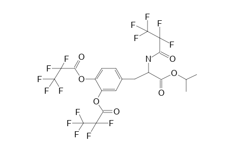 N,o,o-Tris(pentafluoropropionyl)-L-3,4-dihydroxyphenylalanine isopropyl ester