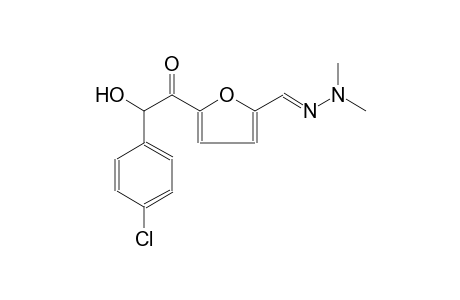 2-Furancarboxaldehyde, 5-[2-(4-chlorophenyl)-2-hydroxyacetyl]-, dimethylhydrazone