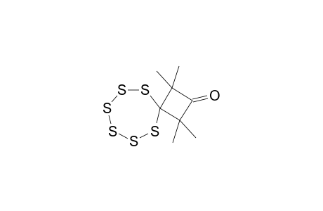 1,1,3,3-TETRAMETHYL-5,6,7,8,9,10-HEXATHIADISPIRO-[3.6]-DECAN-2-ONE