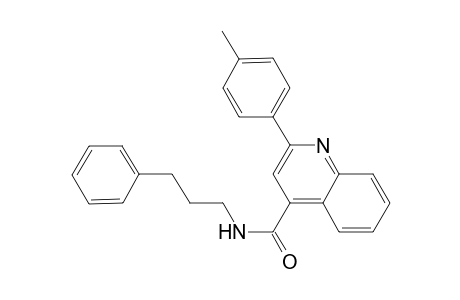 4-quinolinecarboxamide, 2-(4-methylphenyl)-N-(3-phenylpropyl)-