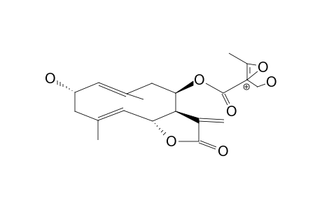 GERMACRA-1(10),4,11(13)-TRIEN-12,6-A-OLIDE,8-B-(2',3'-EPOXY-5'-HYDROXYANGELOYLOXY)-2-A-HYDROXY