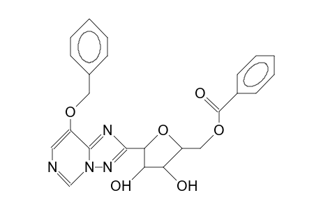 2-(5-Benzoyloxy-B-D-ribofuranosyl)-8-benzyloxy-( 1,2,4)triazolo(1,5-C)pyrimidine