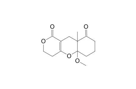 5a-Methoxy-9a-methyl-3,4,5a,6,7,8,9a,10-octahydropyrano[4,3-b]chromene-1,9-dione