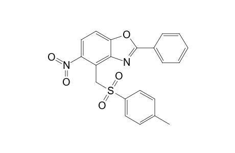 5-Nitro-2-phenyl-4-(4-tolylsulfonylmethyl)benzoxazole