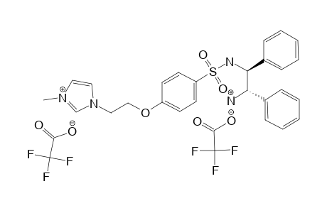 #14;1-[2-[4-[[[(1S,2S)-2-AMINO-1,2-DIPHENYLETHYL]-AMINO]-SULFONYL]-PHENOXY]-BUTYL]-3-METHYL-1H-IMIDAZOLIUM-MONO-(TRIFLUOROACETATE)-TRIFLUOROACETIC-ACID-SALT