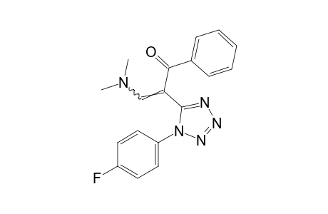 3-(dimethylamino)-2-[1-(p-fluorophenyl)-1H-tetrazol-5-yl]acrylophenone