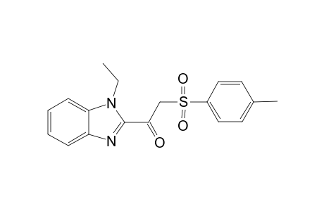 1-Ethyl-2-[.alpha.-(4-methylphenylsulfonyl)acetyl]benzimidazole