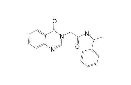 3-Quinazolineacetamide, 3,4-dihydro-4-oxo-N-(1-phenylethyl)-