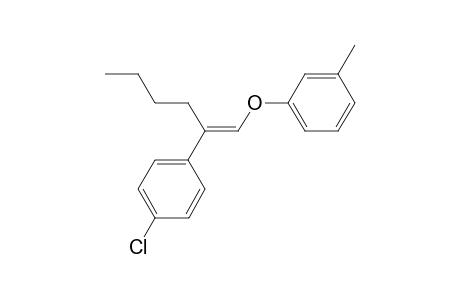 (E)-1-((2-(4-chlorophenyl)hex-1-en-1-yl)oxy)-3-methylbenzene