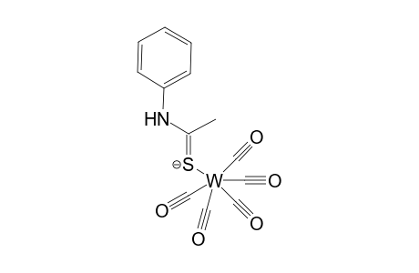 Pentacarbonyl-{S-[N-phenylthioacetamide]-tungsten