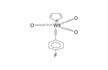 TRICARBONYL(4-FLUOROPHENYLETHYNYL)CYCLOPENTADIENYLTUNGSTEN