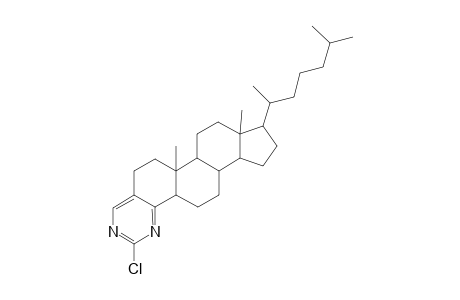 Cholest-3-eno[3,4-d]pyrimidine, 2'-chloro-