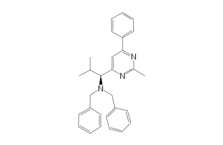 N,N-Dibenzyl-2-methyl-1-[(S)-2-methyl-6-phenyl-4-pyrimidinyl]-1-propanamine