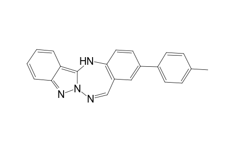 12-(4-Tolyl)-5H-indazolo[3,2-b]-1,3,4-benzotriazepine