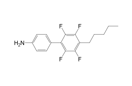 4-(2,3,5,6-tetrafluoro-4-pentyl-phenyl)aniline