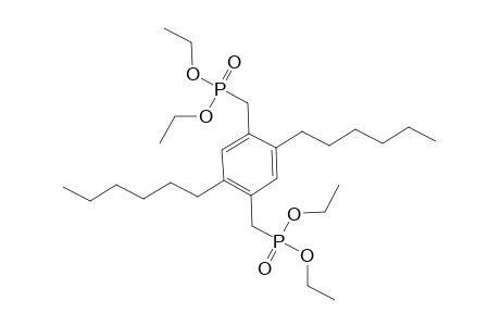 Tetraethyl [2,5-dihexyl-1,4-phenylenebis(methylene)diphosphonate