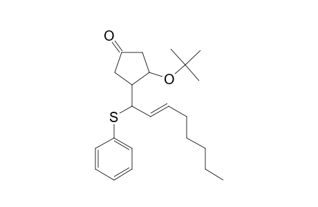 (1'R*,2'E,3R*,4R*)-3-TERT.-BUTOXY-4-[1'-(PHENYLTHIO)-OCT-2'-ENYL]-CYCLOPENTANONE