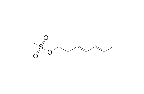 (4E,6E)-4,6-Octadien-2-yl methanesulfonate