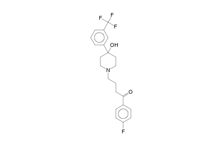 1-Butanone, 1-(4-fluorophenyl)-4-[4-hydroxy-4-[3-(trifluoromethyl)phenyl]-1-piperidinyl]-