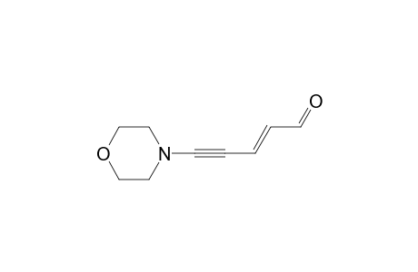 (E)-5-(4-morpholinyl)pent-2-en-4-ynal