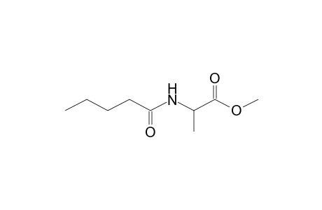 Methyl 2-(pentanoylamino)propanoate