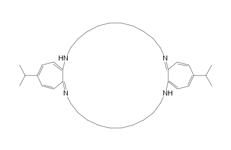 3,20-Diisopropyl-6,7,8,9,10,11,12,13,14,15,16,23,24,25,26,27,28,29,30,31,32,33-docosahydrodicyclohepta[b,p][1,4,15,18]tetraazacyclooctacosine