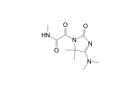 4-(Dimethylamino)-5,5-dimethyl-1-(N-methyloxamoyl)-2H,5H-imidazol-2-one