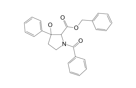 1-Benzoyl-3-hydroxy-3-phenyl-pyrrolidin-2-carboxylic acid, benzyl ester