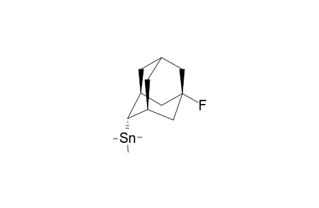 (E)-2-TRIMETHYLSTANNYL-5-FLUOROADAMANTANE