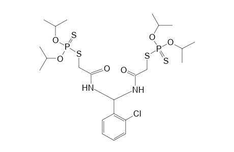 N,N'-(o-chlorobenzylidene)bis[2-mercaptoacetamide],S,S'-diester with O,O-diisopropyl phosphorodithioate