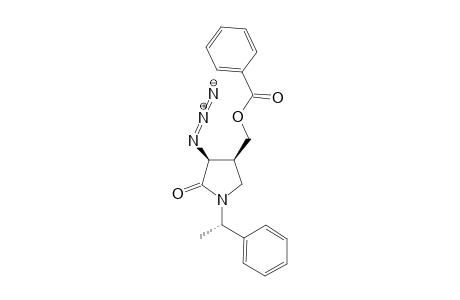 (3S,4S,1'S)-3-Azido-4-benzoyloxymethyl-1-(1'-phenylethyl)pyrrolidin-2-one