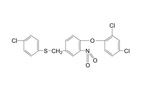 alpha-[(p-chlorophenyl)thio]-2-nitro-p-tolyl 2,4-dichlorophenyl ether