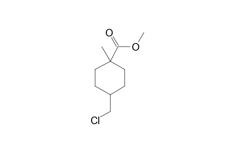 Cyclohexanecarboxylic acid, 4-(chloromethyl)-1-methyl-, methyl ester