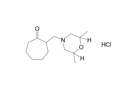 2-[(2,6-dimethylmorpholino)methyl]cycloheptanone, hydrochloride