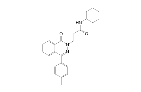 N-cyclohexyl-3-(4-(4-methylphenyl)-1-oxo-2(1H)-phthalazinyl)propanamide