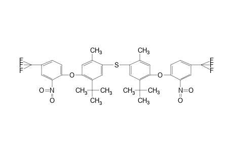 BIS{5-tert-BUTYL-4-[(2-NITRO-alpha,alpha,alpha-TRIFLUORO-p-TOLYL)OXY]-o-TOLYL}SULFIDE