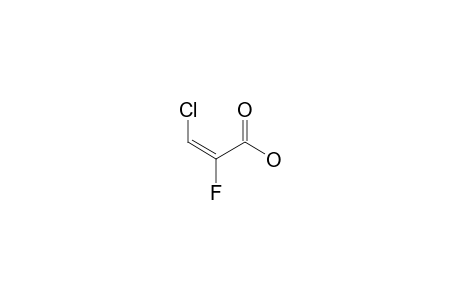 2-FLUORO-3-CHLOROACRYLIC-ACID;TRANS-ISOMER