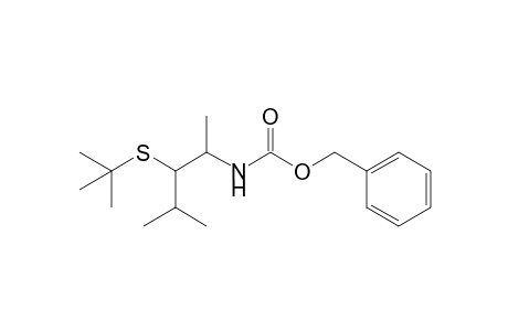 Benzyl [2'-(t-butylsulfanyl)-1',3'-dimethylbutyl]-carbamate