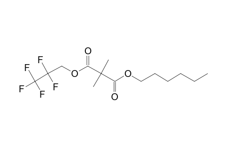 Dimethylmalonic acid, hexyl 2,2,3,3,3-pentafluoropropyl ester