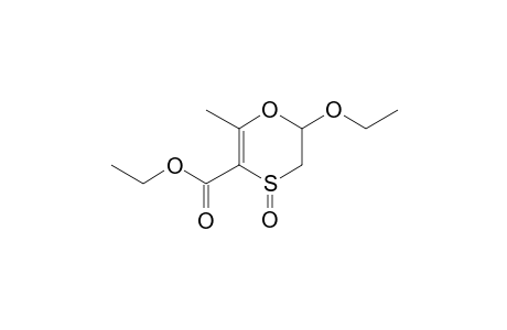 (E)-5-Ethoxycarbonyl-2-ethoxy-6-methyl-1,4-oxathiin-S-oxide