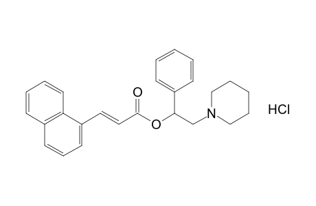 trans-1-naphthaleneacrylic acid, ester with alpha-phenyl-4-piperidineethanol, hydrochloride