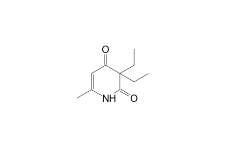 3,3-diethyl-6-methyl-2,4(1H,3H)-pyridinedione